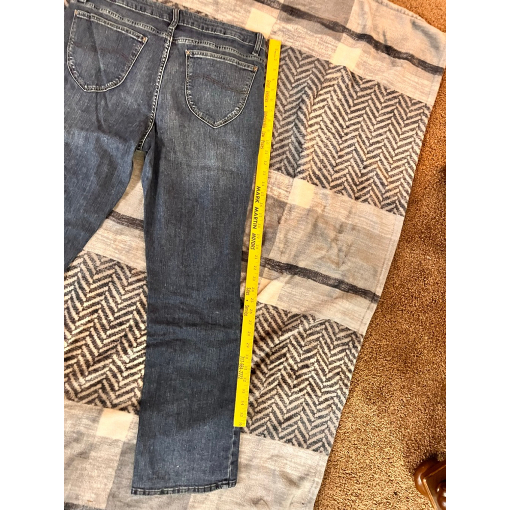 Women's Lee Riders Flare Jeans Blue Size 14 - Picture 7 of 8